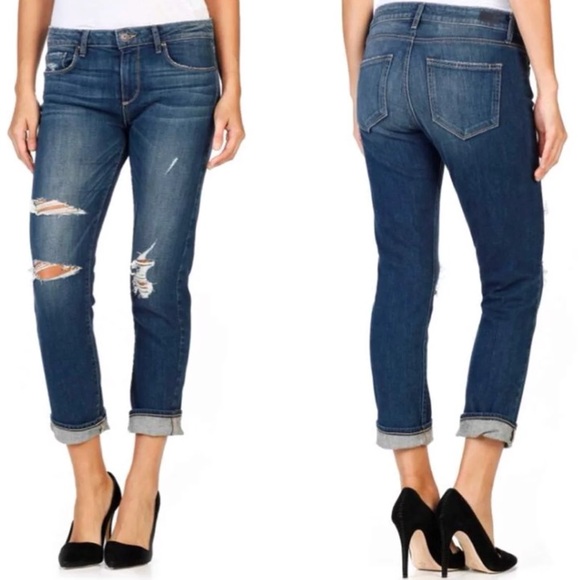 PAIGE Denim - NWT Paige Jeans Brigitte Boyfriend distressed 30